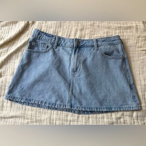 Hollister Light Denim Skirt